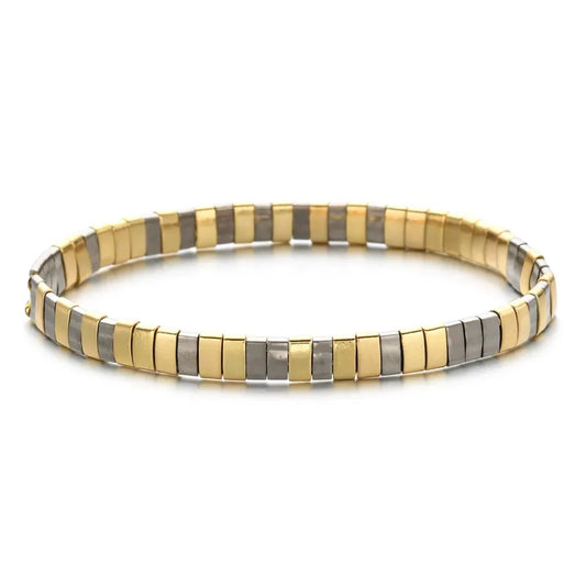 Color Block Stretch Bracelet