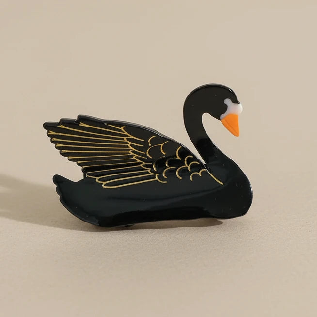Swan Hair Clip