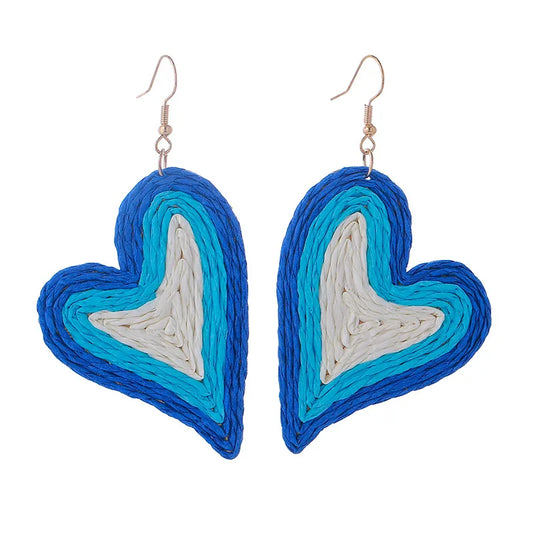 Oversized Paper Heart Dangles