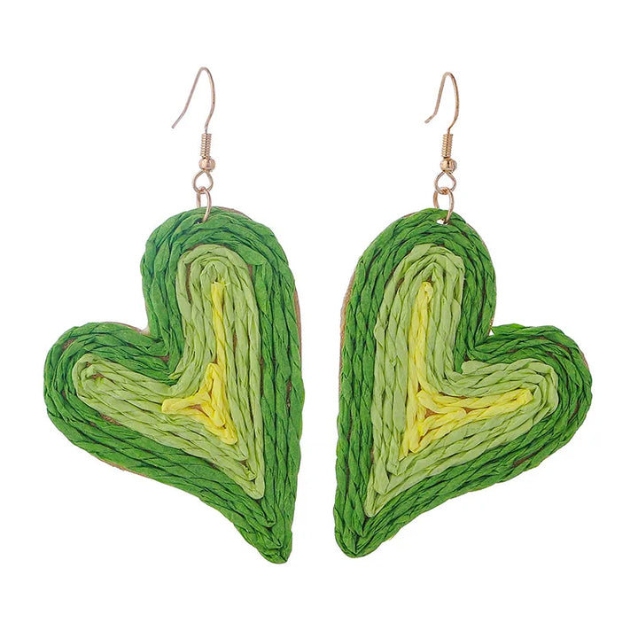 Oversized Paper Heart Dangles