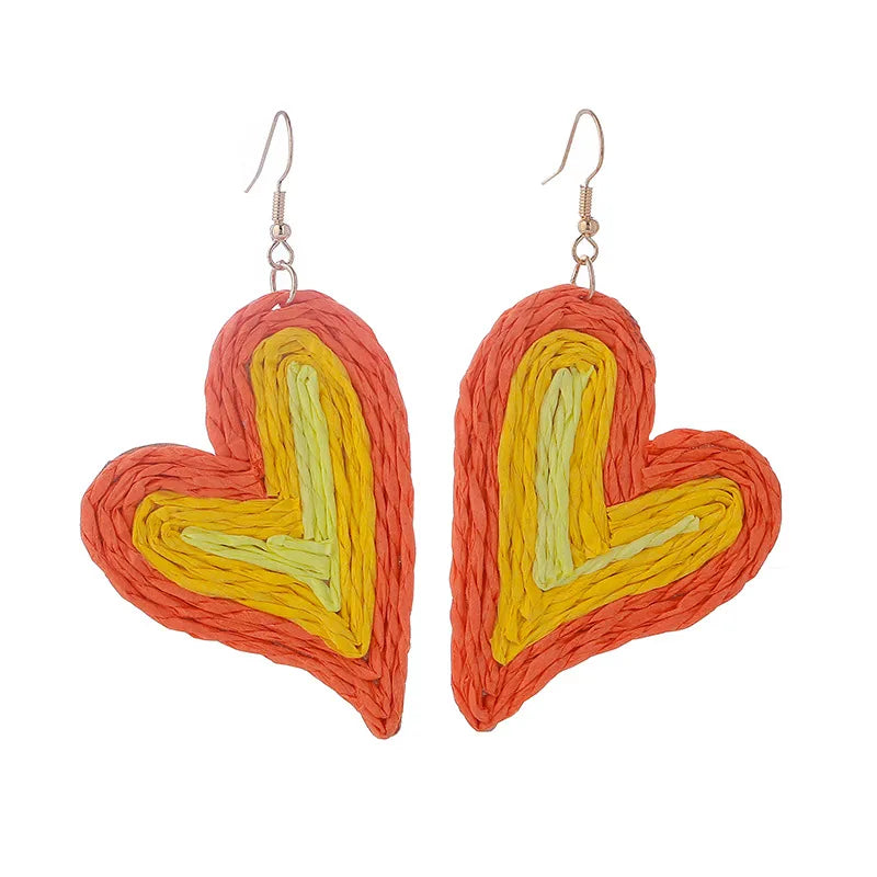 Oversized Paper Heart Dangles