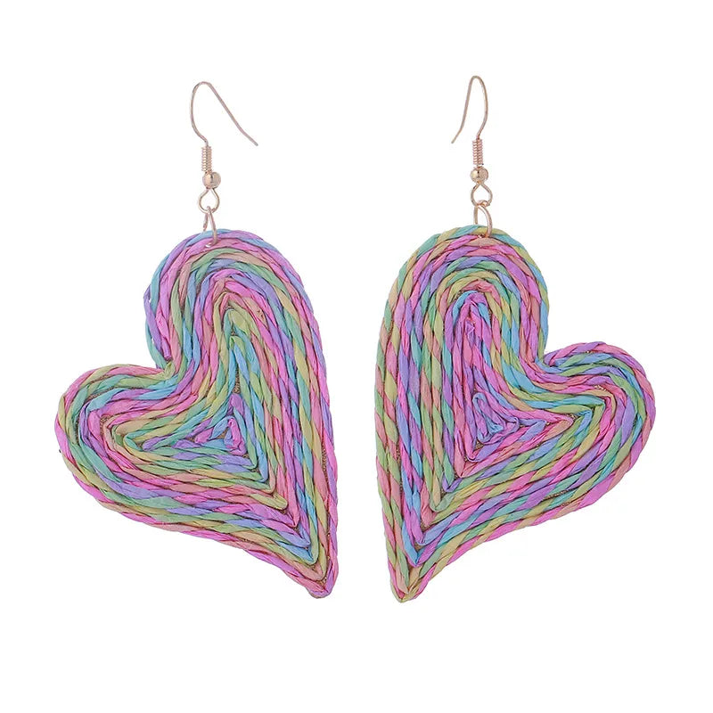 Oversized Paper Heart Dangles