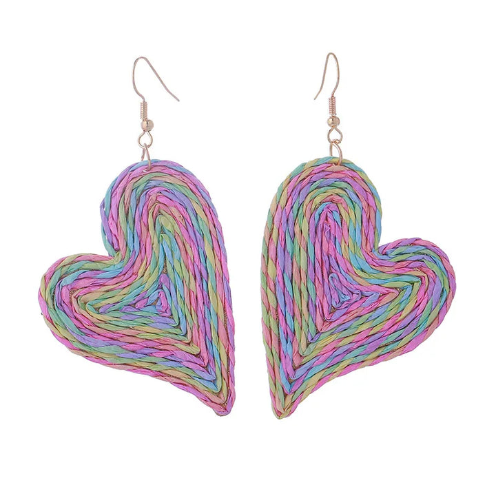 Oversized Paper Heart Dangles