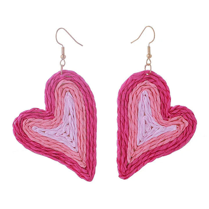 Oversized Paper Heart Dangles