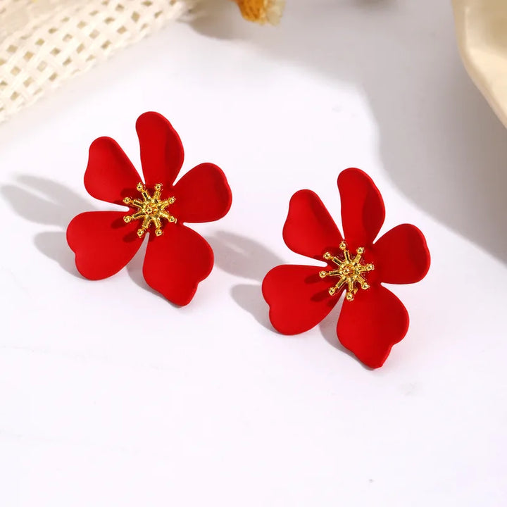 Bold Floral Studs