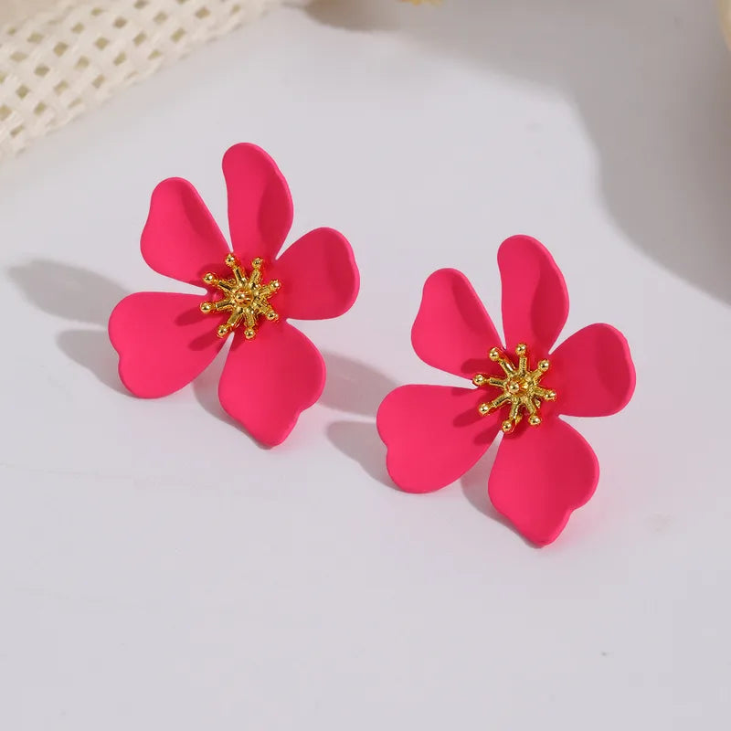 Bold Floral Studs
