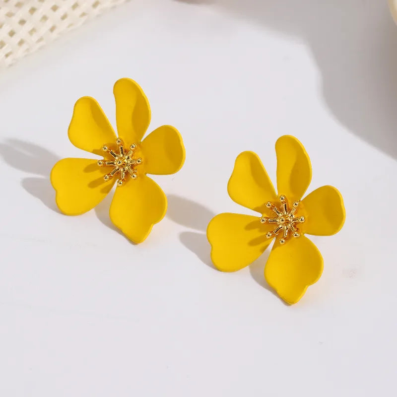 Bold Floral Studs