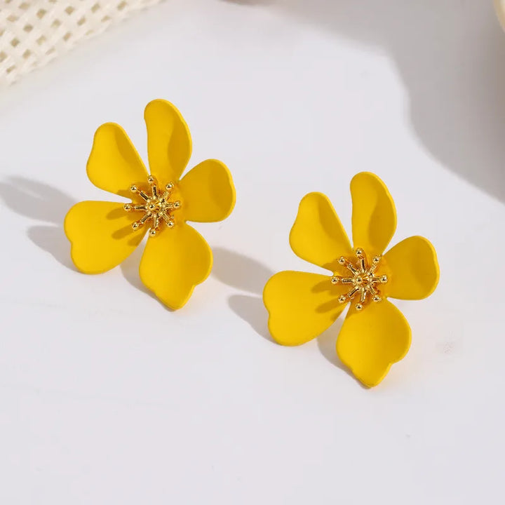 Bold Floral Studs