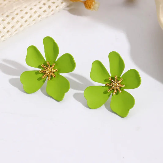 Bold Floral Studs