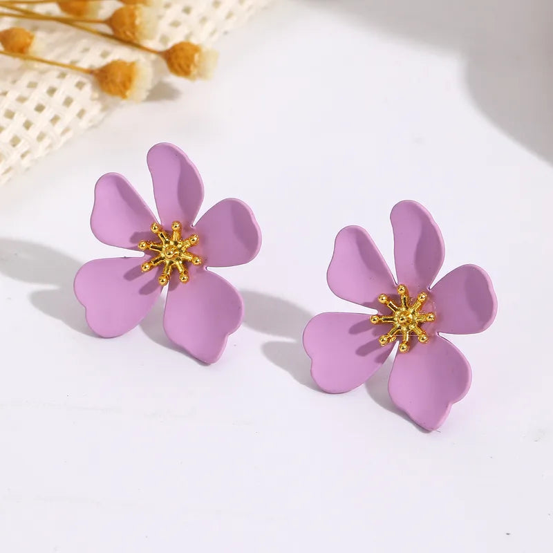 Bold Floral Studs