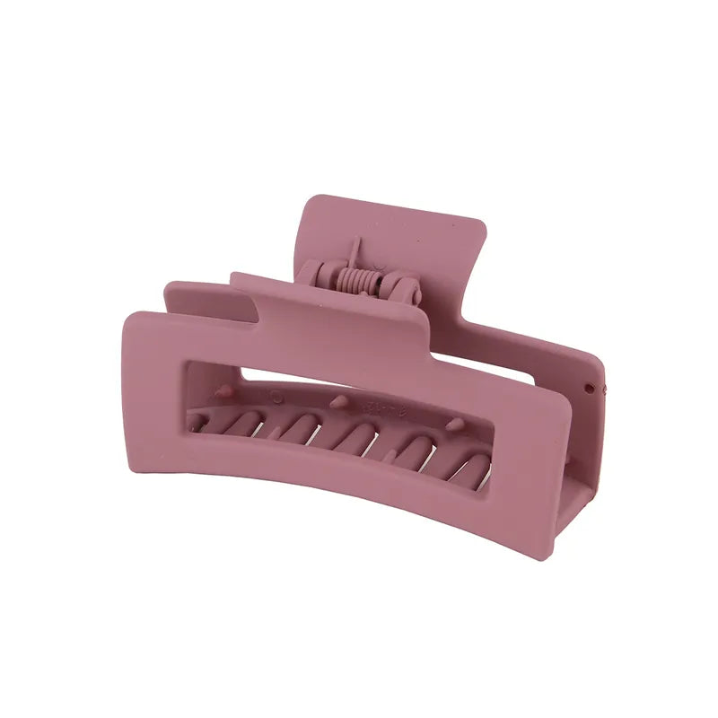 3.5" Matte Rectangle Hair Claw