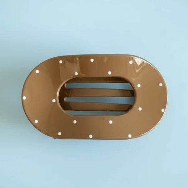 Dainty Dot Flat Hair Claw