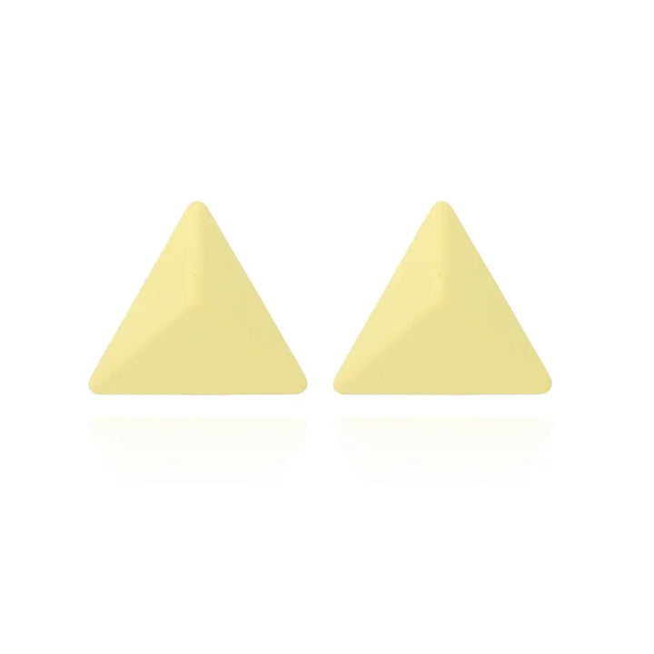 Oversized Pastel Pyramid Studs