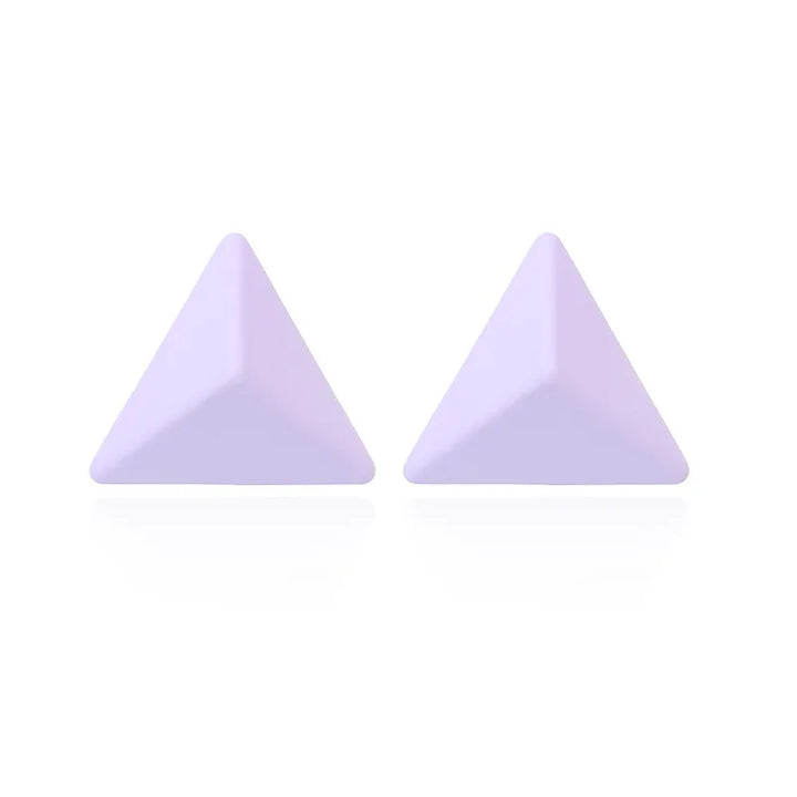 Oversized Pastel Pyramid Studs