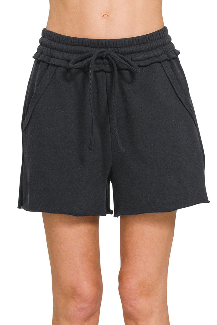 Fleece Drawstring Shorts