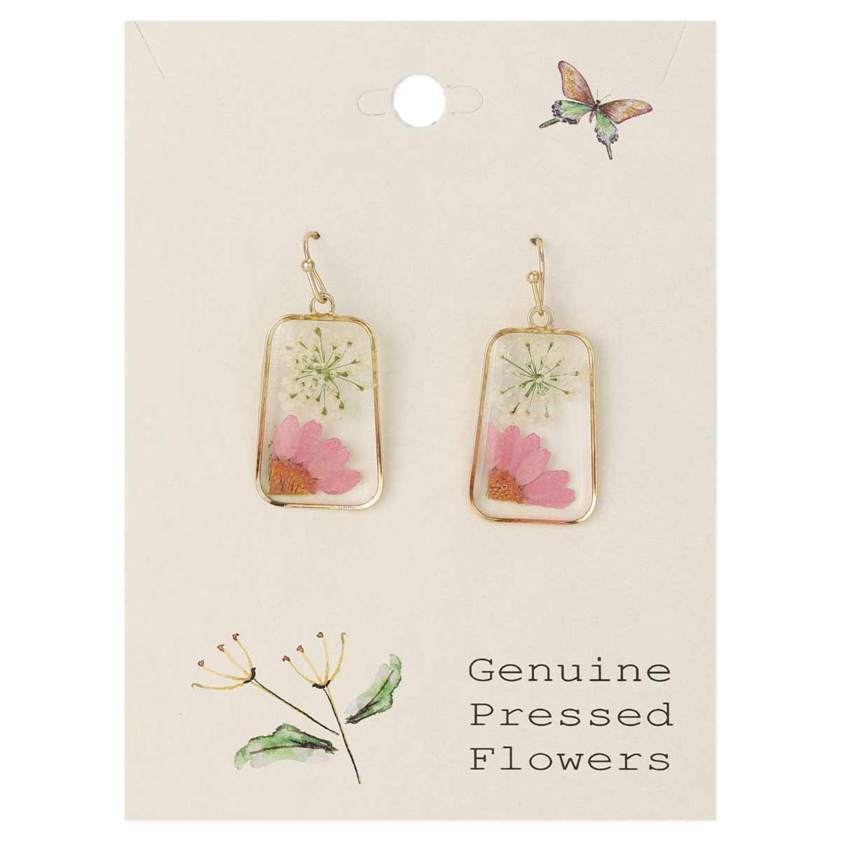 Pressed Flowers Earring Collection