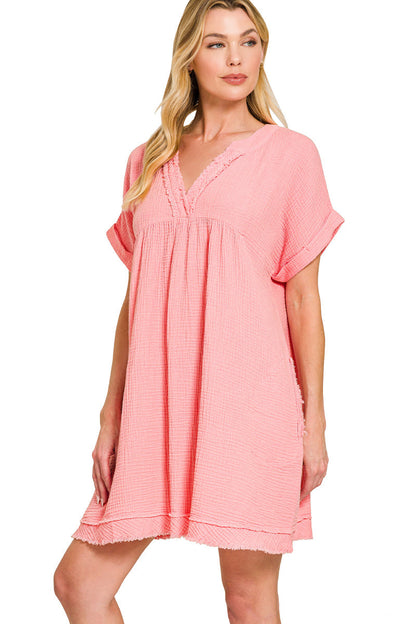 Mineral Washed Beach Dress