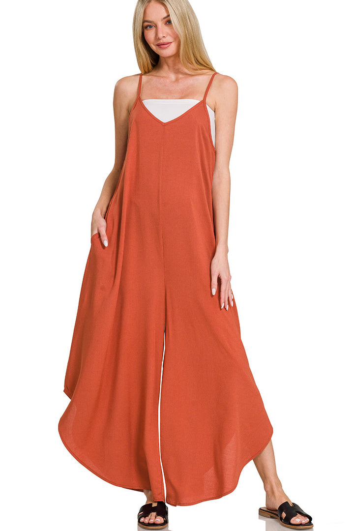 Wide Leg Summer Jumpsuit