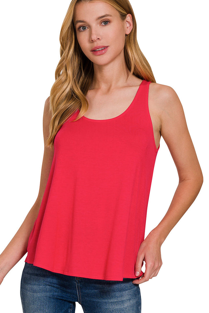 Round Hem Tank Top