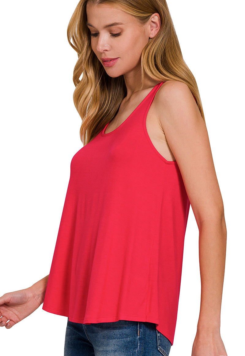Round Hem Tank Top