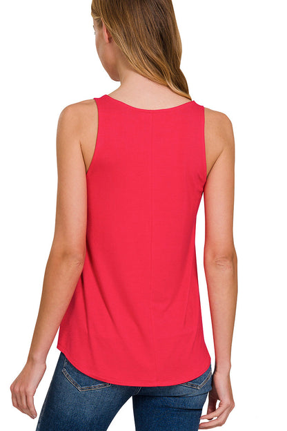 Round Hem Tank Top