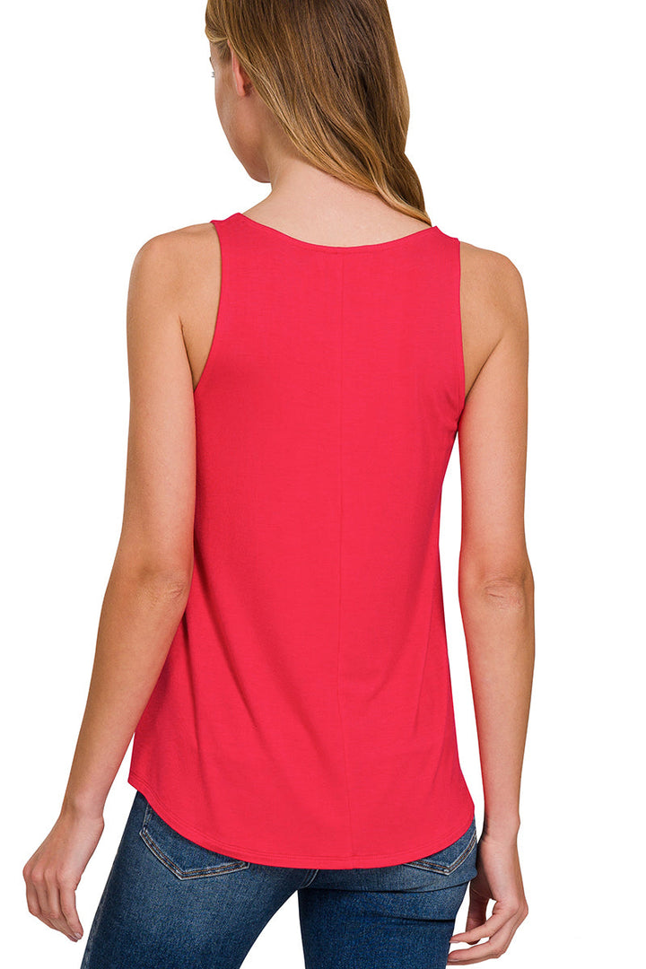 Round Hem Tank Top