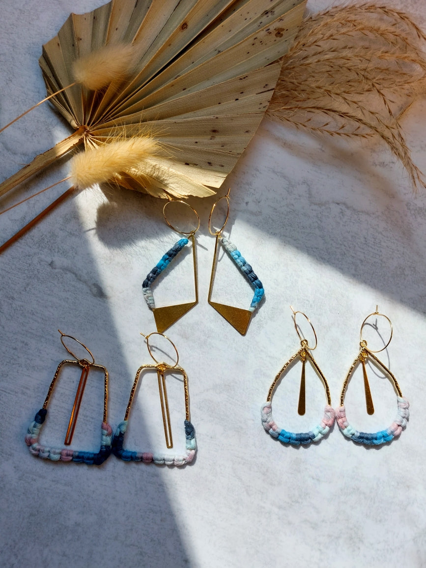 Ready Set Bloom Macramé Earrings