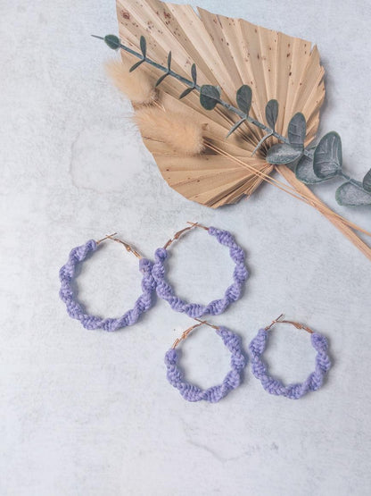 2" Lavender Spiral Hoop