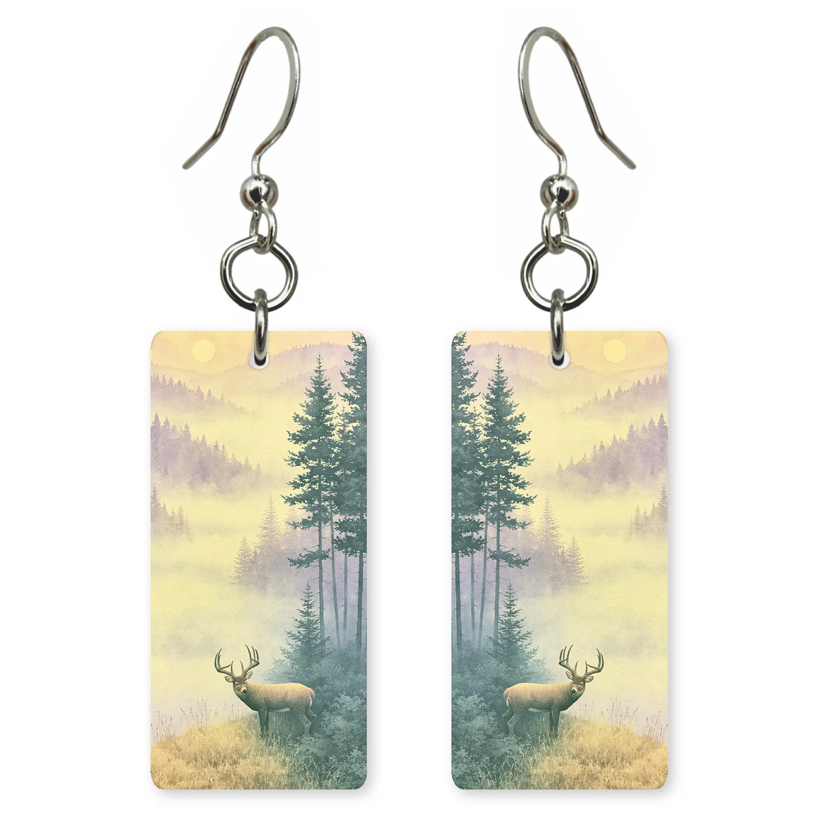 North Carolina Earrings - Misty Ridge Buck