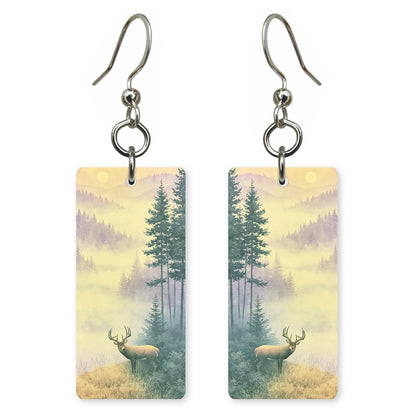 North Carolina Earrings - Misty Ridge Buck