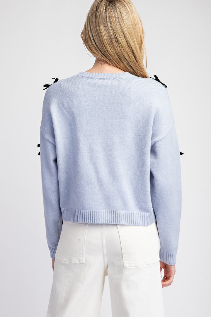 Ribbon Point Sweater