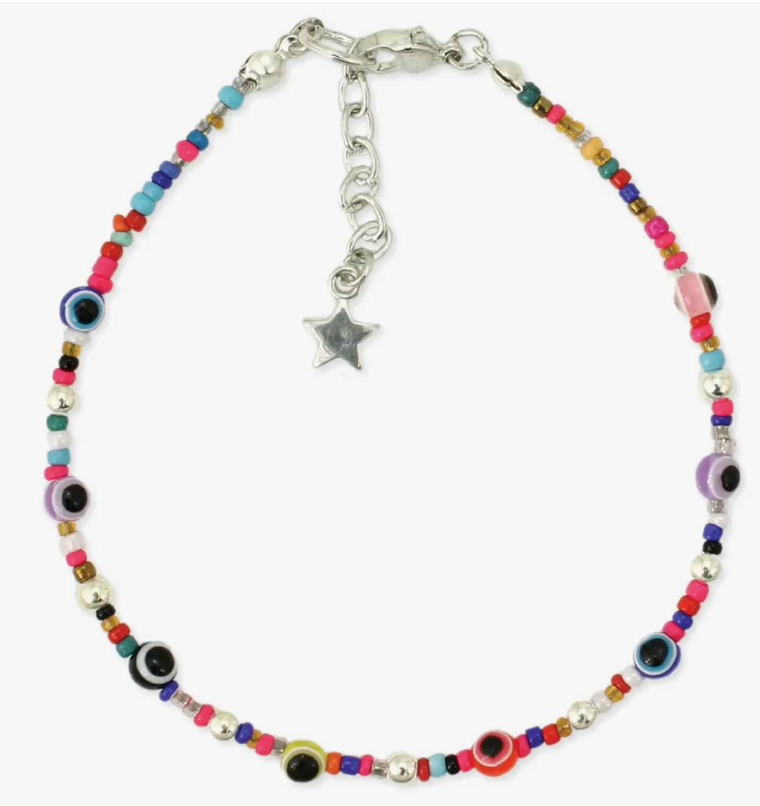 Multi Color Protection Anklet