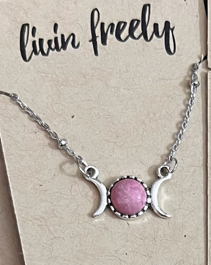 Dainty Triple Moon Necklace