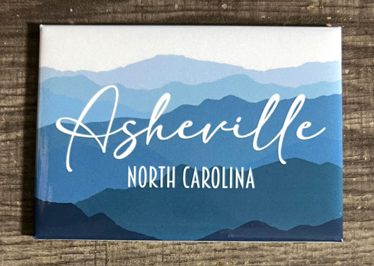 Asheville Magnet - Blue Ridge Design