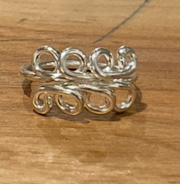 Anju Adjustable Brass Ring