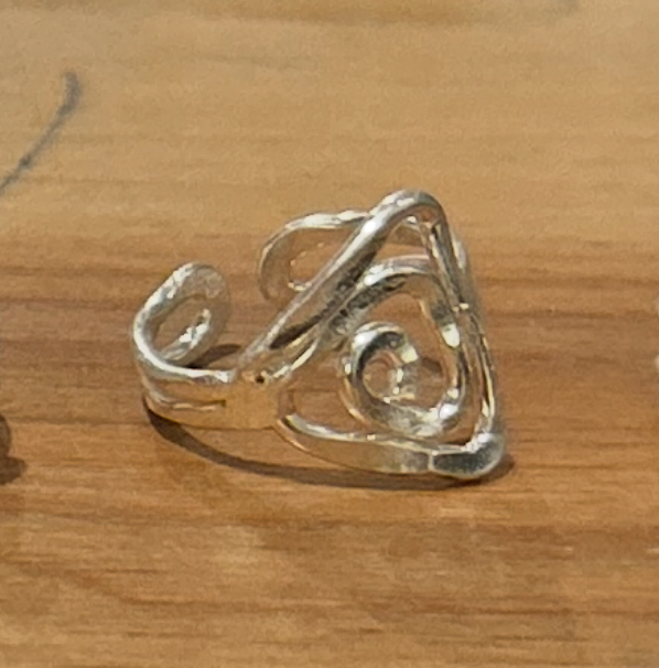 Anju Adjustable Brass Ring