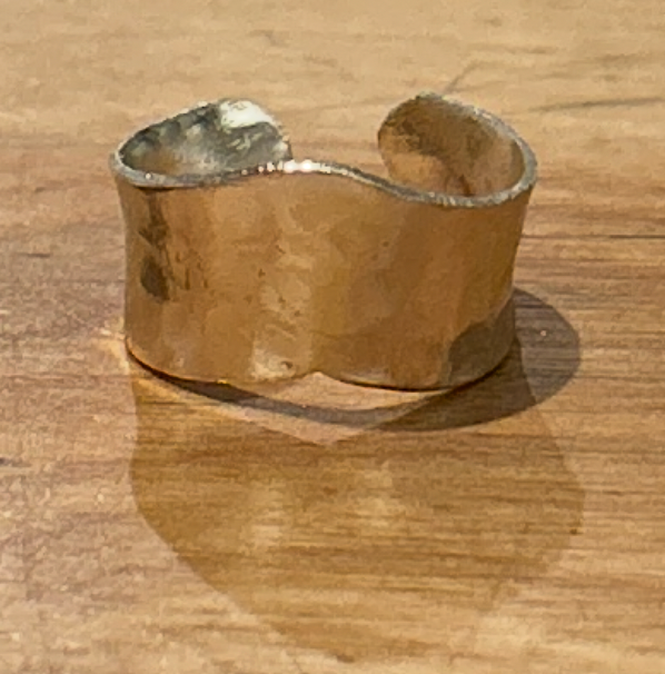 Anju Adjustable Brass Ring