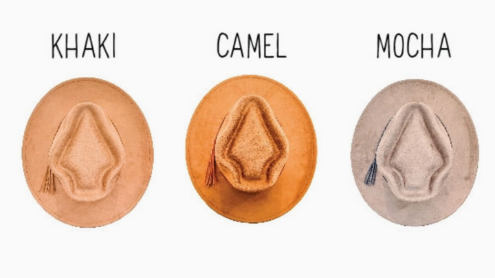 Vegan Suede Arrow Crown Hat