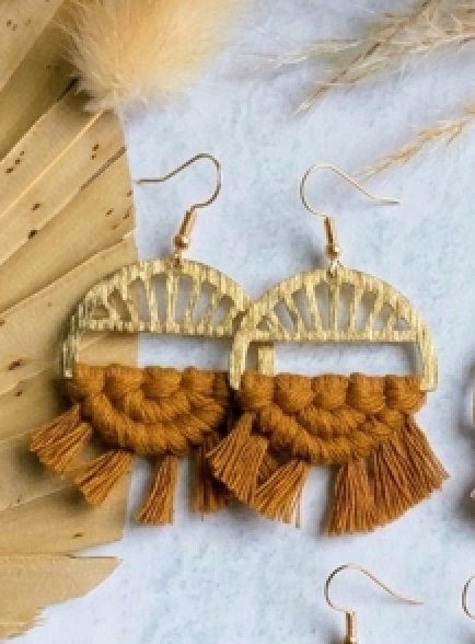 Macramé Golden Hour Earrings