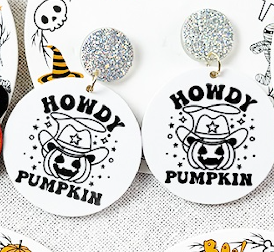 Western Theme Halloween Dangle