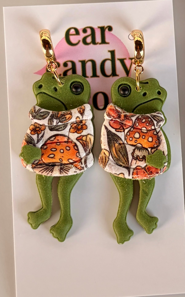 Mr. Toad Earrings