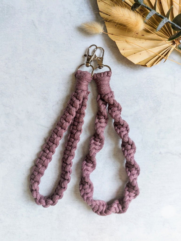 Macramé Wristlet - Fall Colors