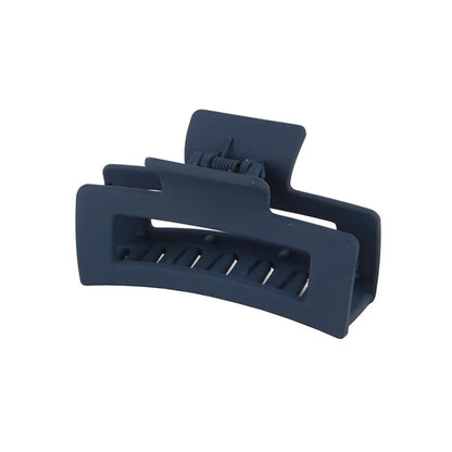 Solid Color Rectangle Hair Claw