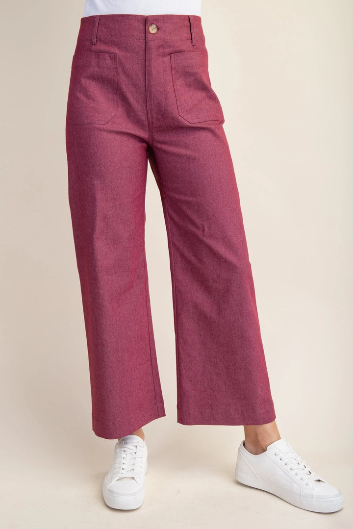 High Rise Capri Pants