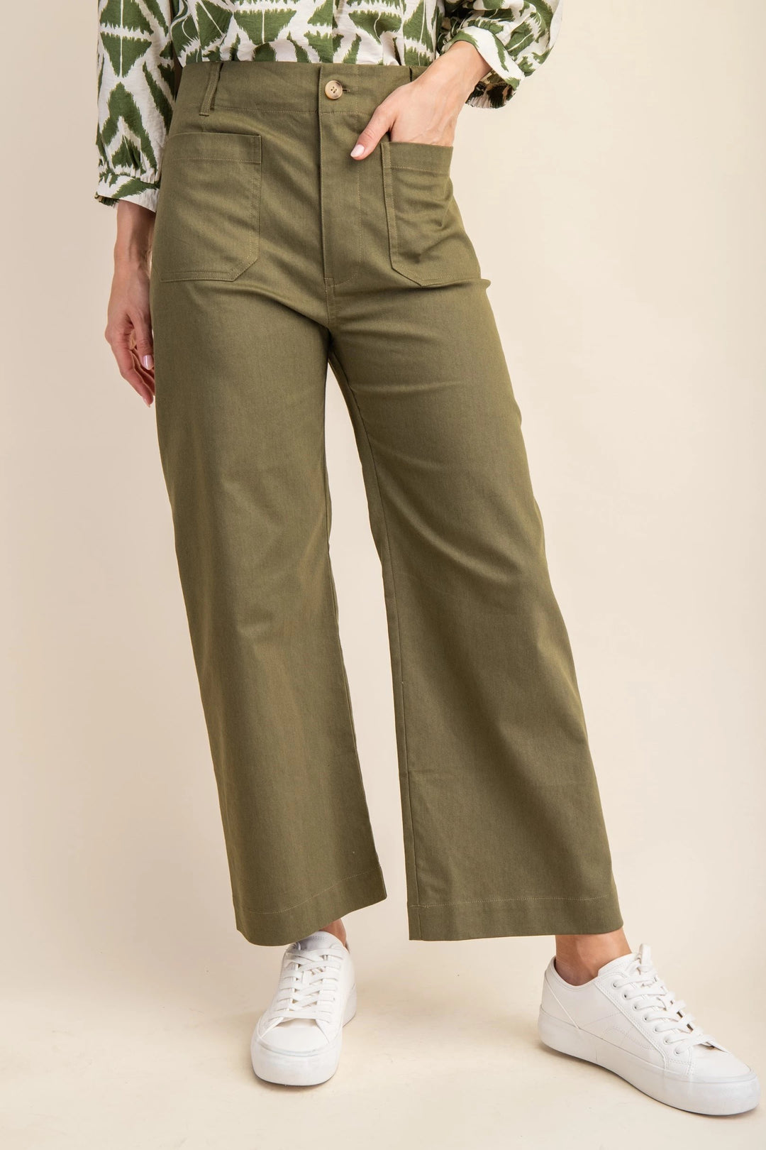 High Rise Capri Pants