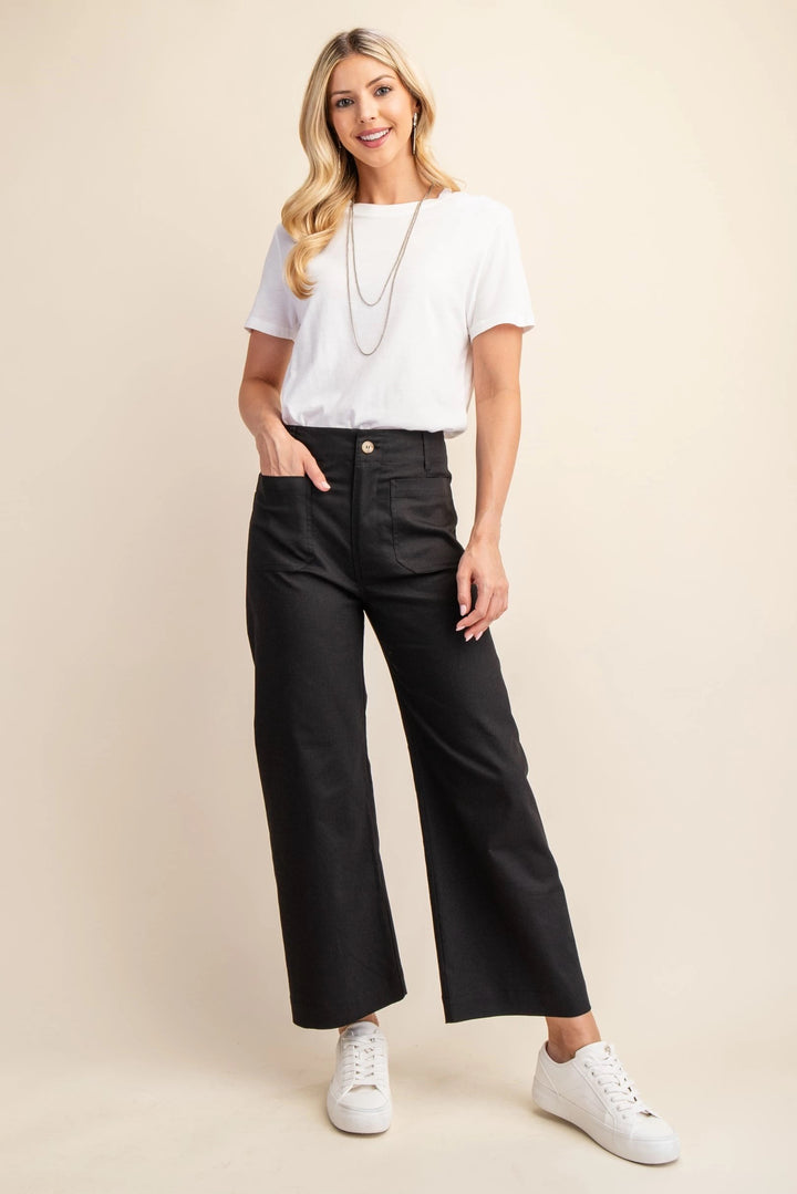 High Rise Capri Pants