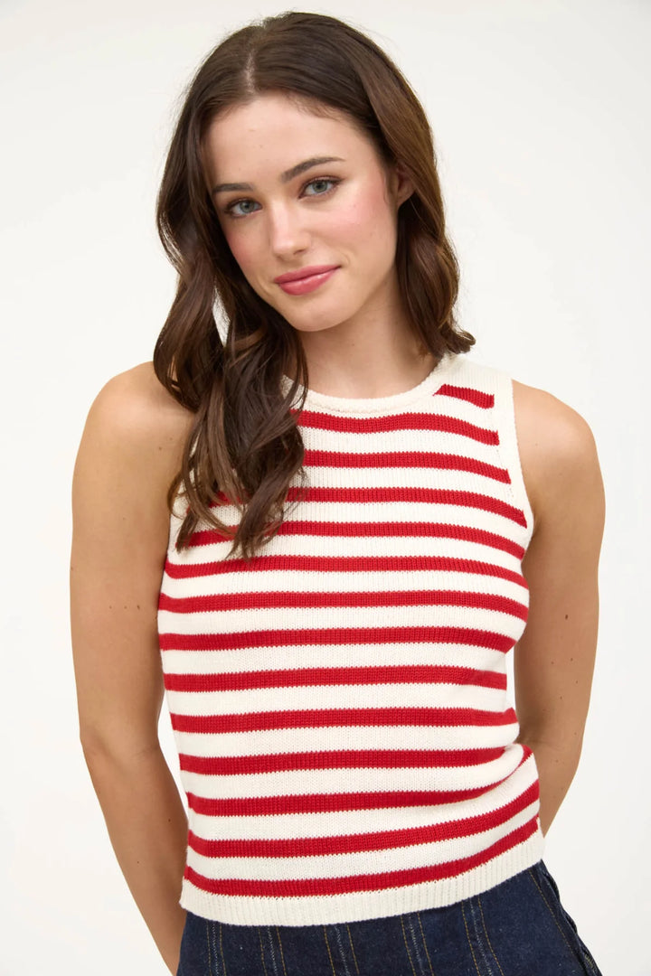 Striped Knit Top
