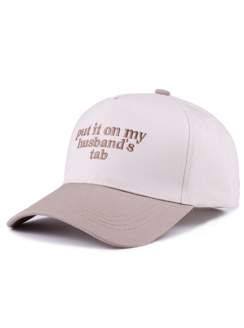 Put It On My Husband's Tab Hat - Two Tone