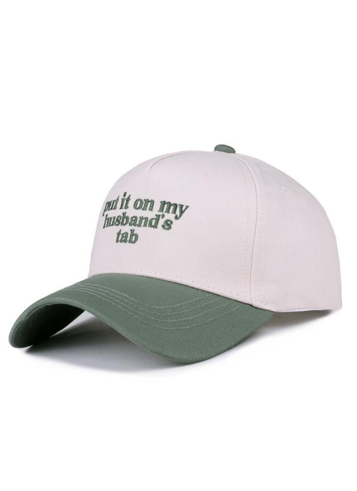 Put It On My Husband's Tab Hat - Two Tone