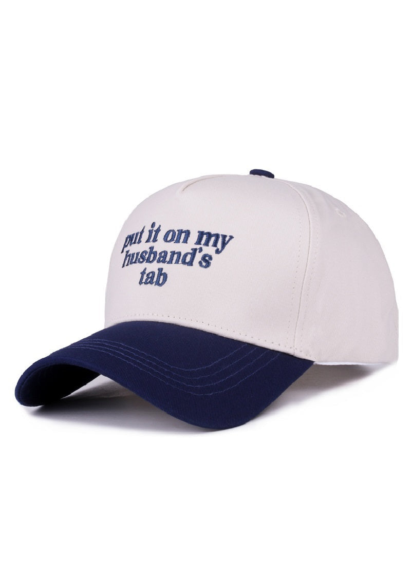 Put It On My Husband's Tab Hat - Two Tone